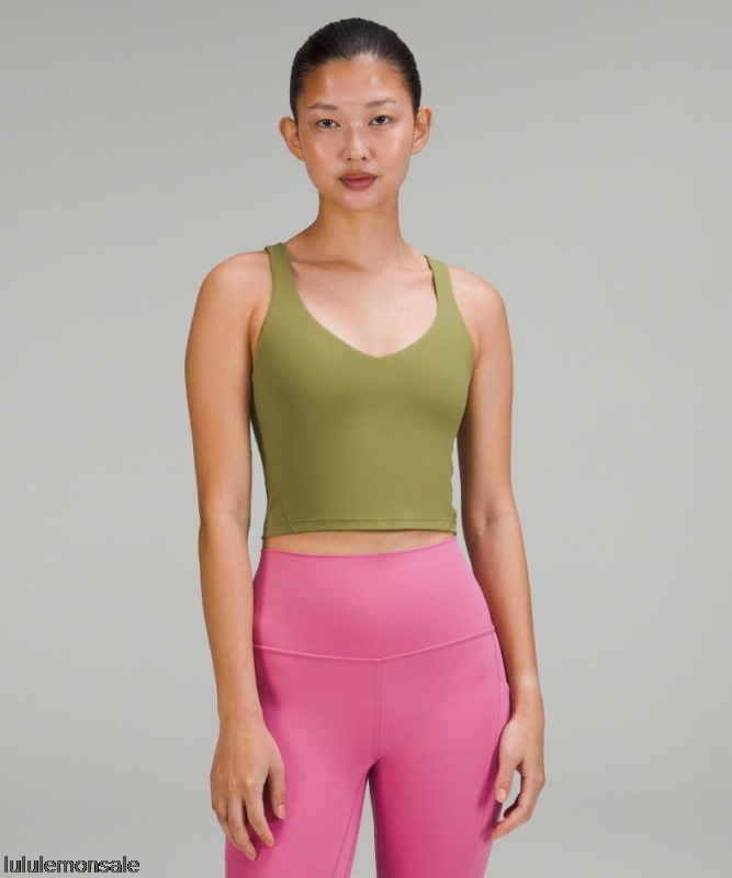 Lululemon Damen DELULU143 | Bronze Grün Align Tank Top